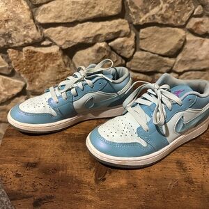 Nike Aquamarine Low Top Jordans